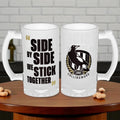 Collingwood Frosted Stein Glass
