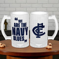 Carlton Frosted Stein Glass