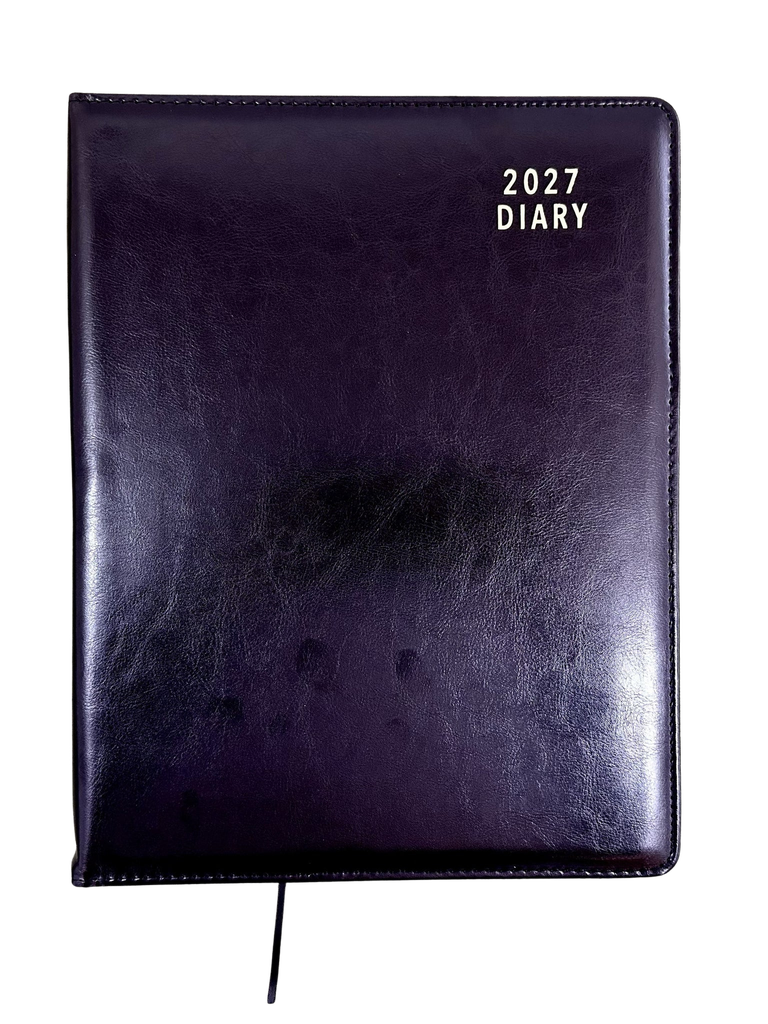 27 A4 DTP Diary Spiral Black