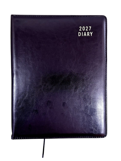 27 A4 DTP Diary Spiral Black