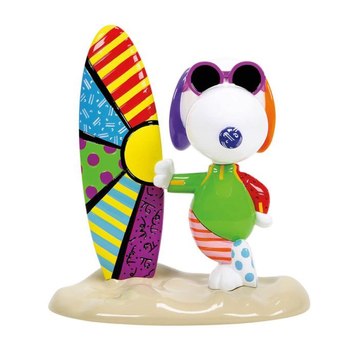 BRITTO PEANUTS JOE COOL SURF FIGURINE