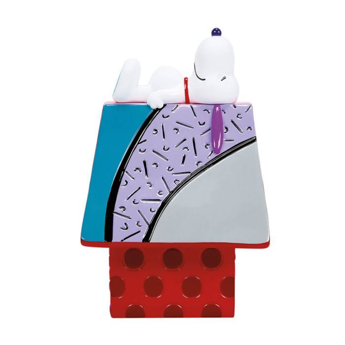 BRITTO PEANUTS SNOOPY DOG HOUSE FIGURINE
