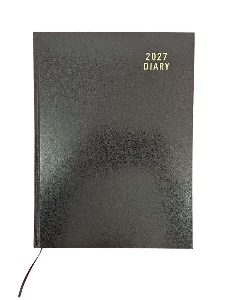 27 A4 2X DTP Diary Black