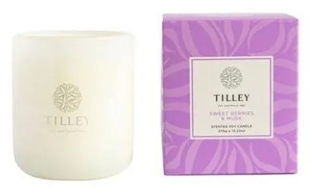 TILLEY BERRIES MUSK SOY CANDLE