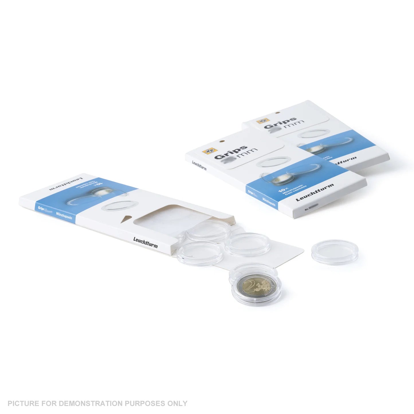 Lighthouse Coin Capsules - Round 21.5mm Packet of 10