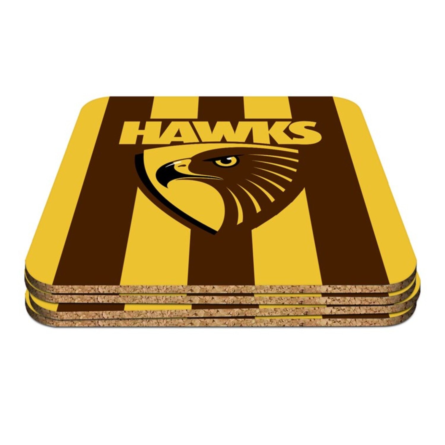 Hawthorn Hawks 4 Pack Coaster