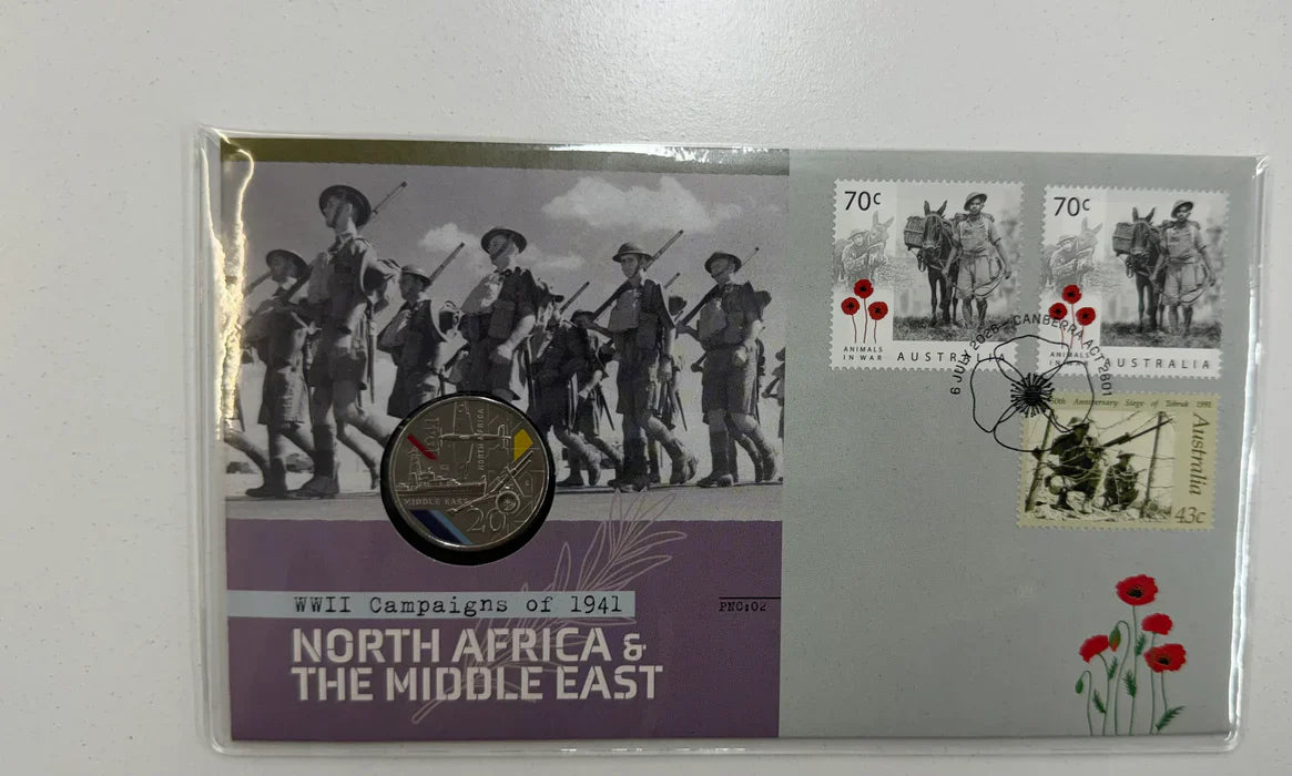 WWII NORTH AFRICA & MIDDLE EAST COLLECTOR COIN