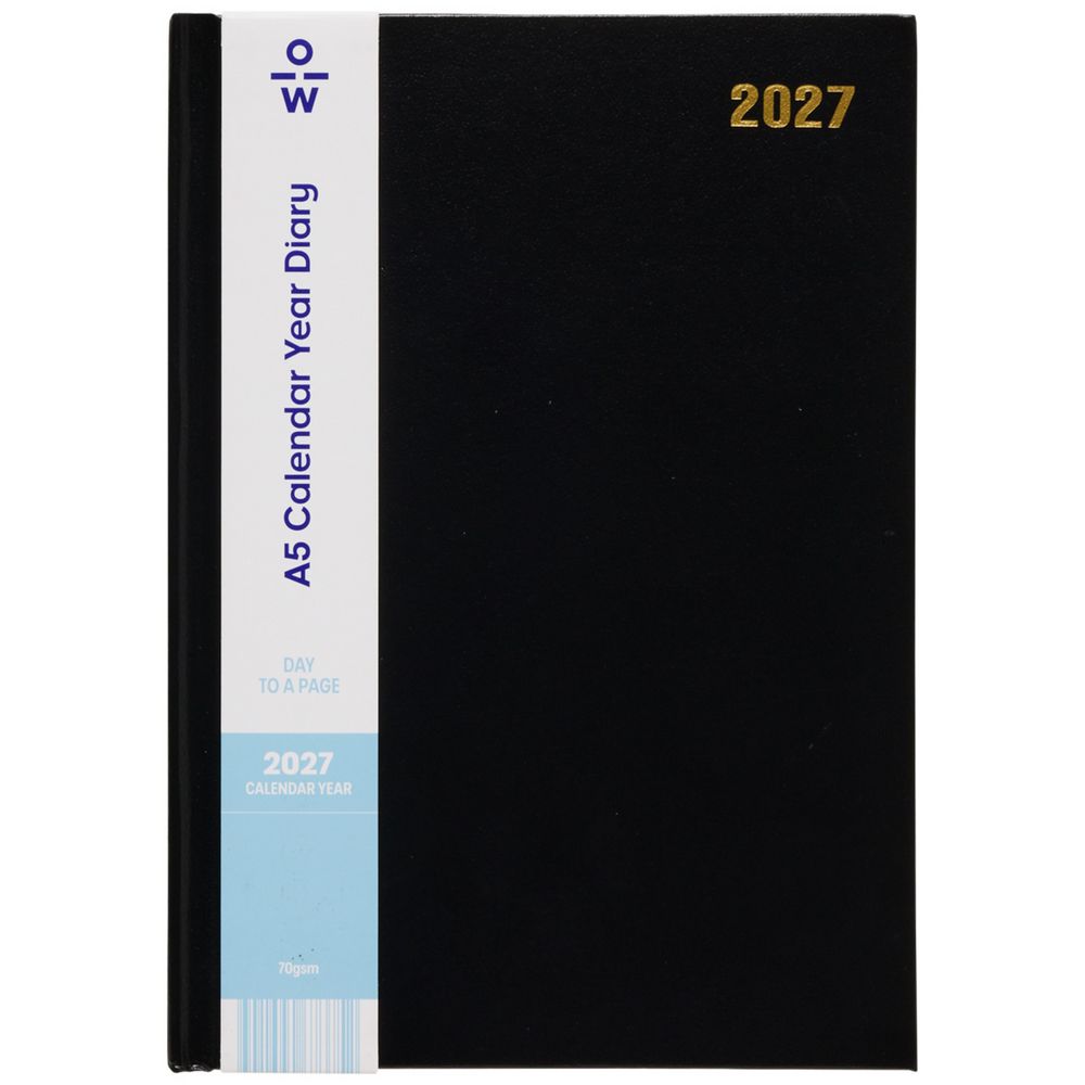 27 A5 DTP Diary Black