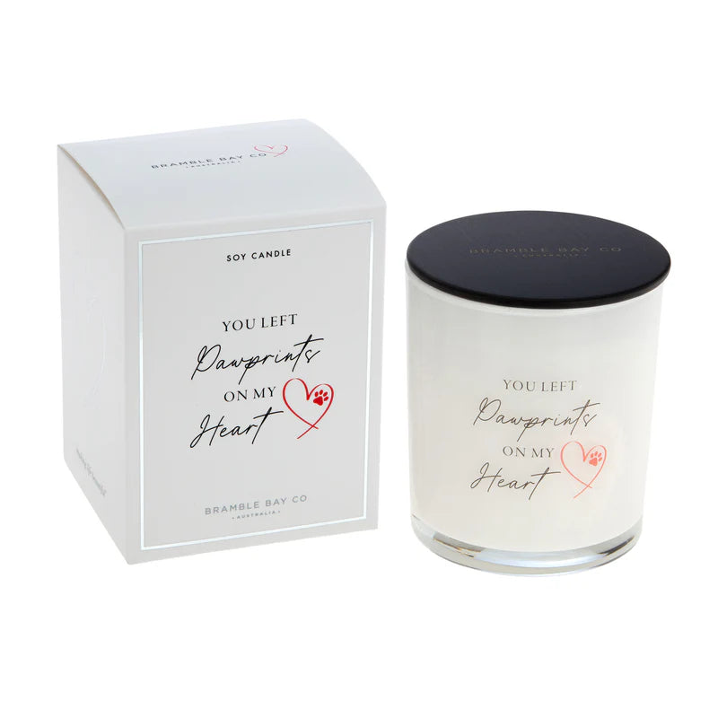 Occasion Candle-Pawprints Sympathy 300g