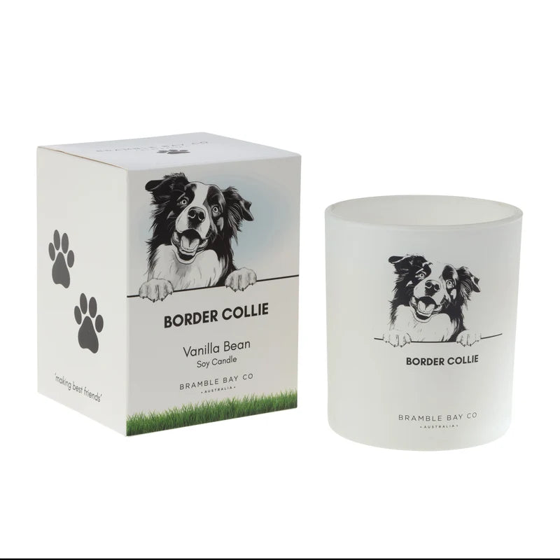 BRAMBLE BAY BORDER COLLIE CANDLE