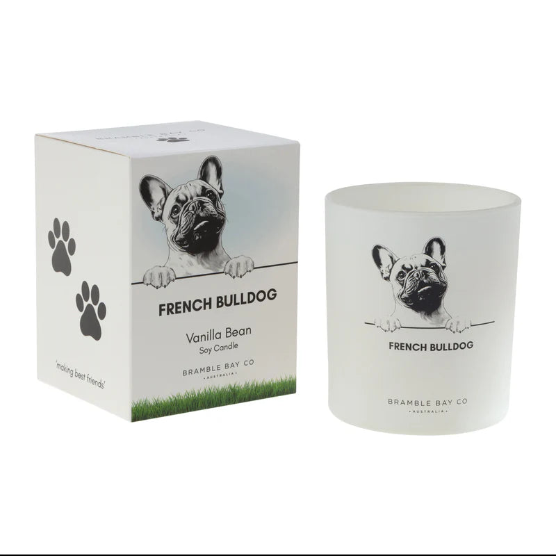BRAMBLE BAY FRENCH BULLDOG CANDLE