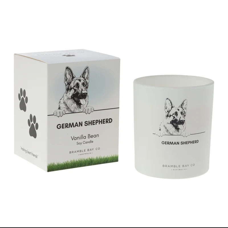 BRAMBLE BAY GERMAN SHEPHERD CANDLE