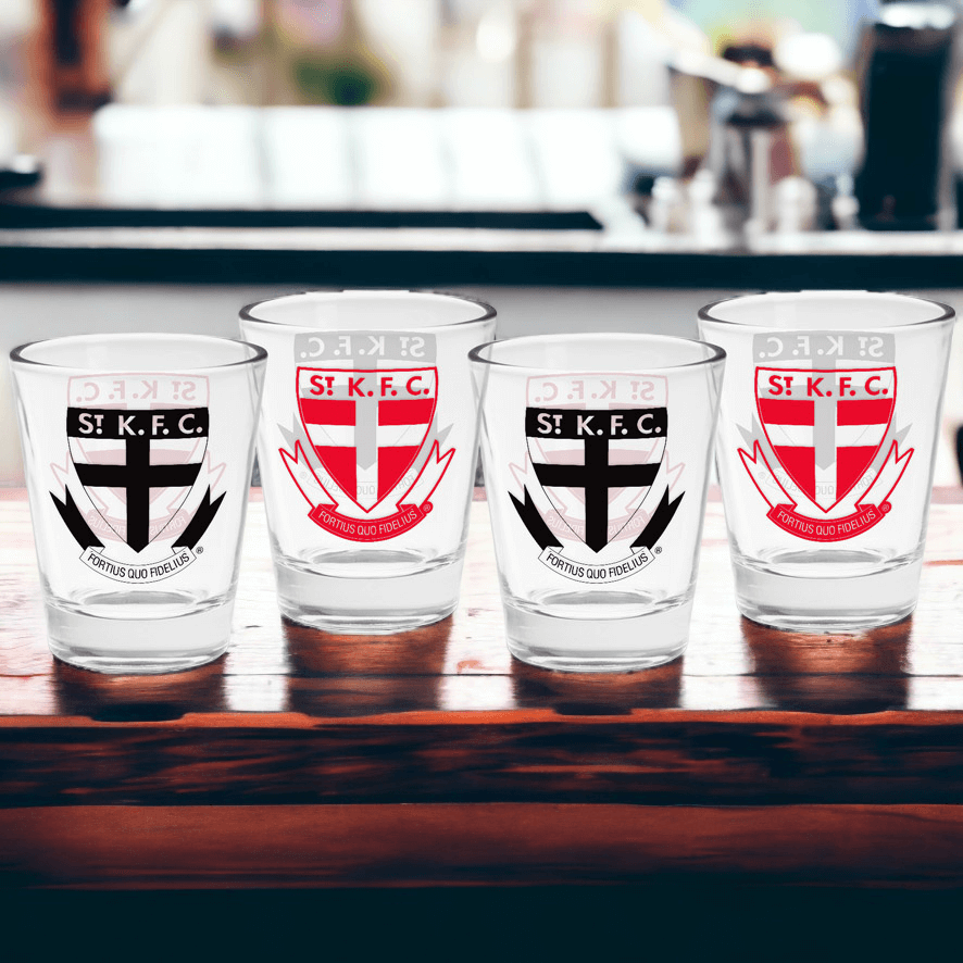AFL ST KILDA SHOT GLASSES