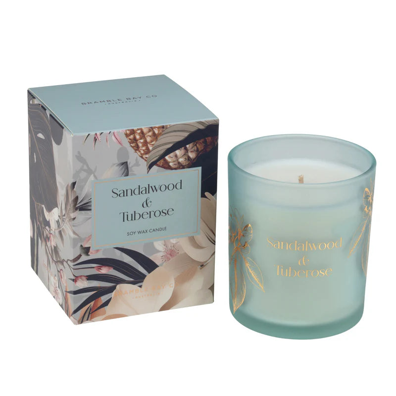 SANDALWOOD & TUBEROSE CANDLE