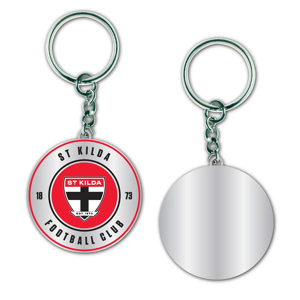 ST KILDA ROUND KEYRING