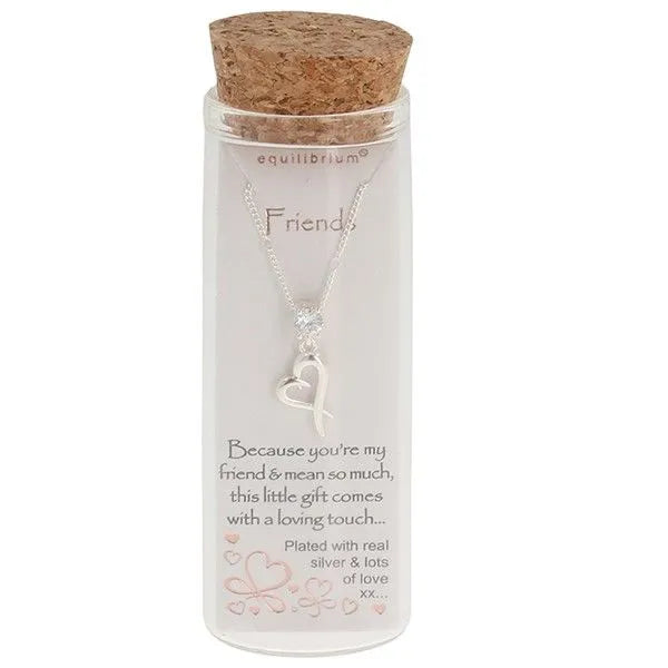 EQUILIBRIUM NECKLACE IN A BOTTLE-FRIENDS
