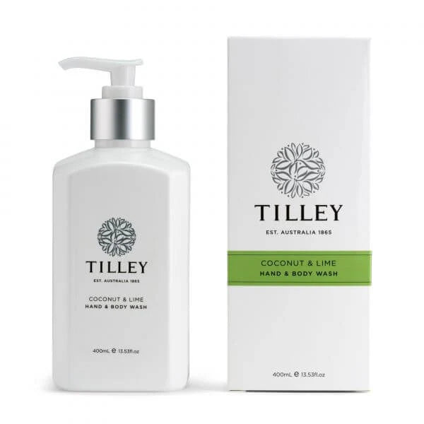 TILLEY COCONUT AND LIME HAND AND BOIDY WASH