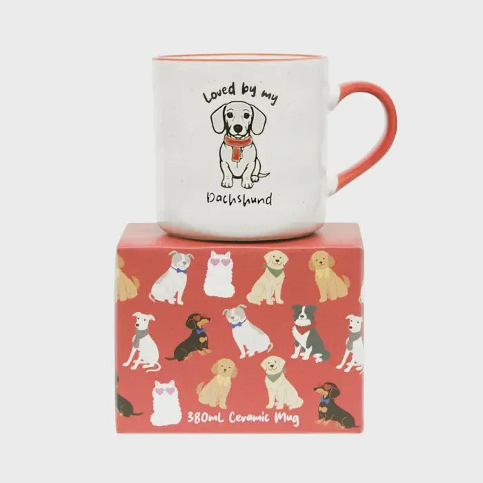 LOVED BY MY DACHSHUND MUG