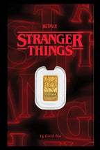 2026 Stranger Things 1g Gold Minted Bar Perth Mint