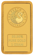2026 Stranger Things 1g Gold Minted Bar Perth Mint