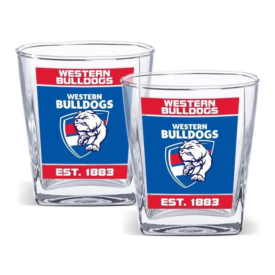 AFL WESTERN BULLDOGS SPIRIT GLASSES
